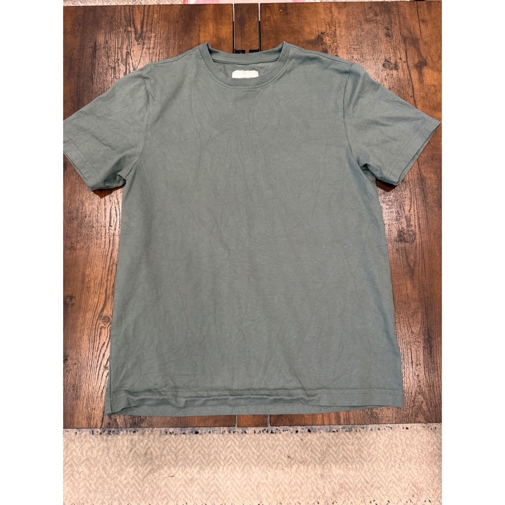 Jason Wu T-Shirt Mens Size M Green Short Sleeve Cotton Crew Neck Minimalist